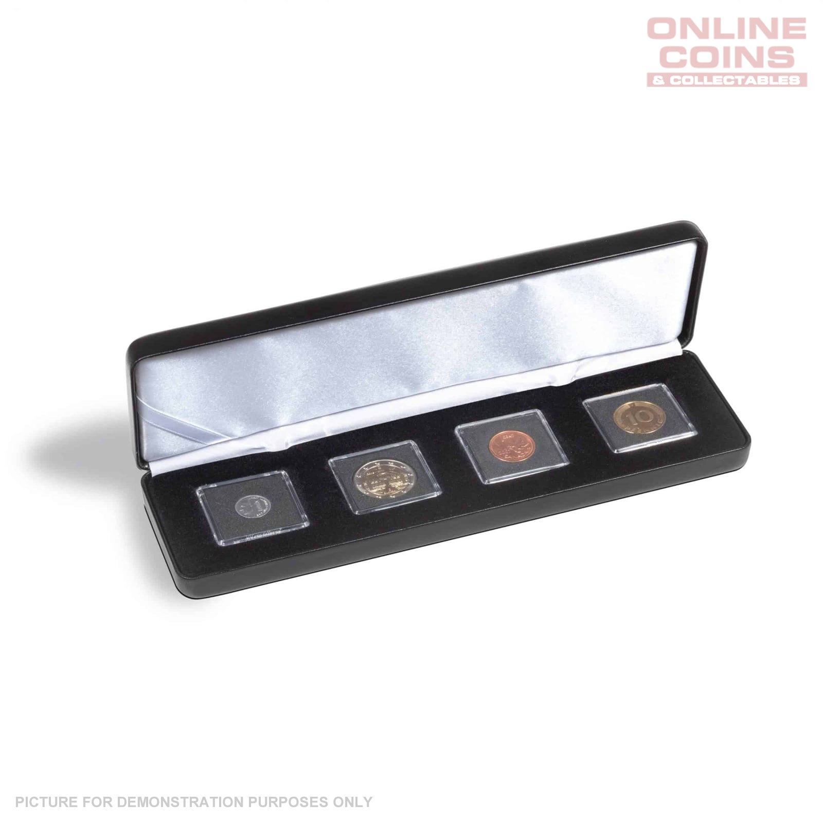 Lighthouse NOBILE Coin Case for 4 Quadrum Mini Capsules